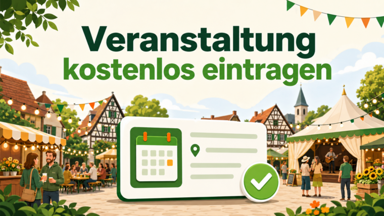 Veranstaltung kostenlos eintragen